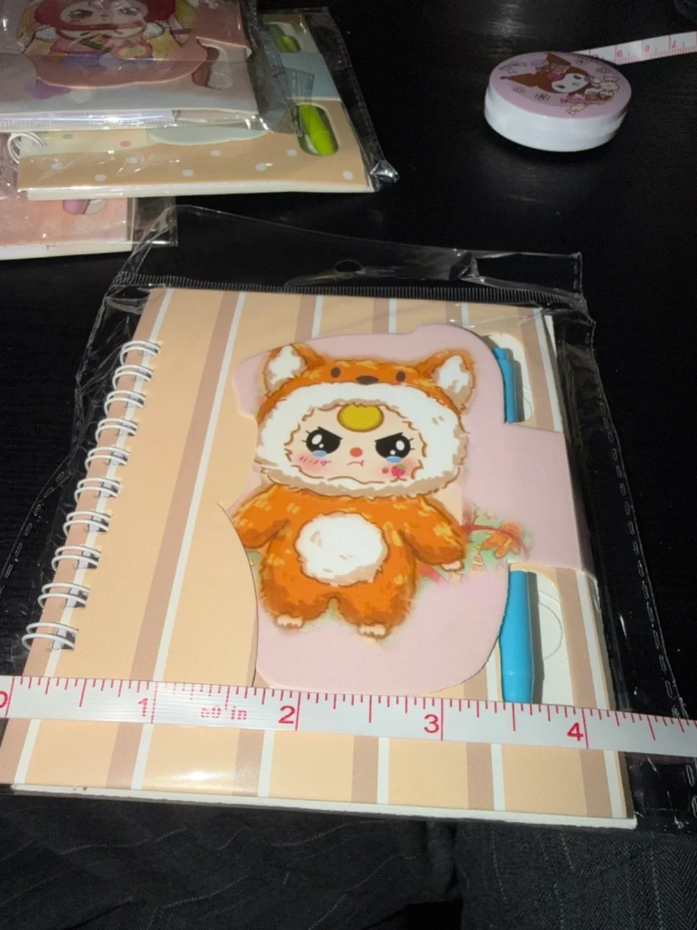 Cute Spiral Notebooks with Pen- Set of 4